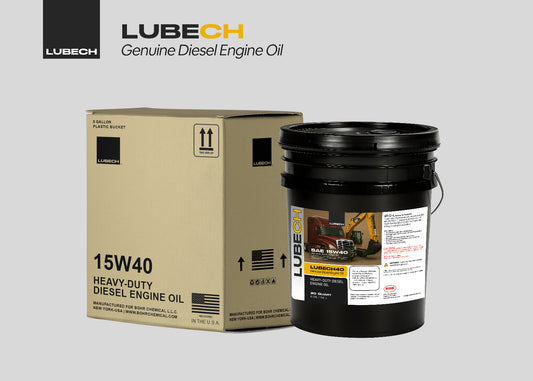 LUBECH Super 15W-40 Synthetic Heavy Duty Diesel Engine Oil, 5 Gallon