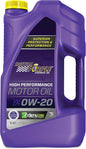 زيت محرك صناعي عالي الأداء Royal Purple ROY51020 مرخص من API SAE 0W-20 - 5 لتر.