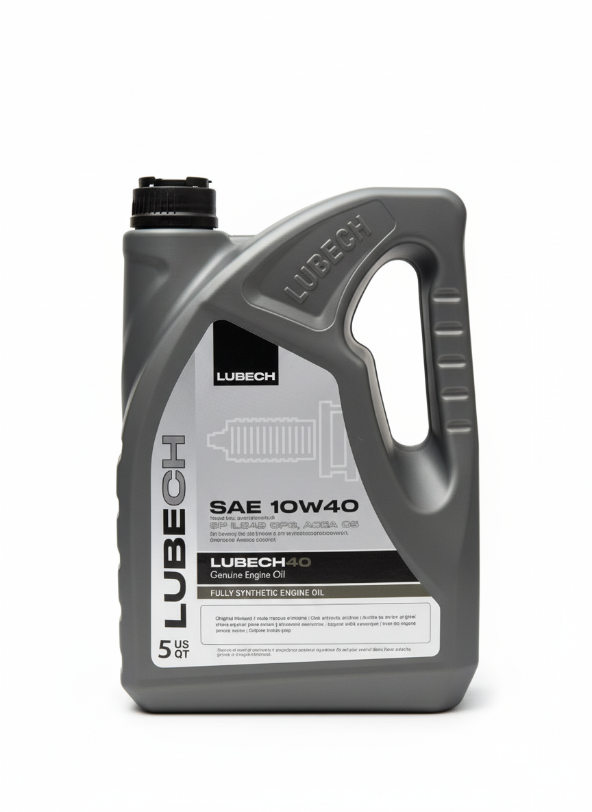LUBECH Full Synthetic Motor Oil 10W-40, 5 Quart