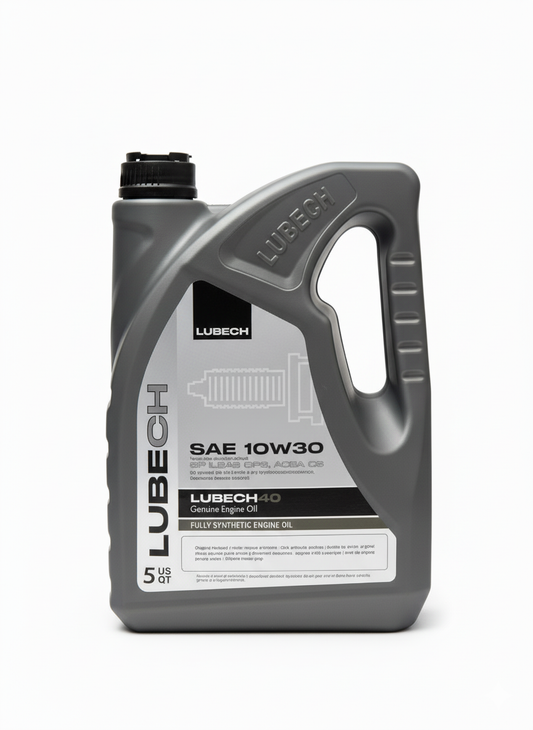 LUBECH Full Synthetic Motor Oil 10W-30, 5 Quart