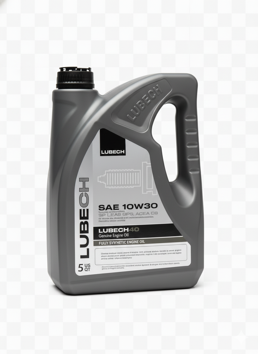 LUBECH Full Synthetic Motor Oil 10W-30, 5 Quart