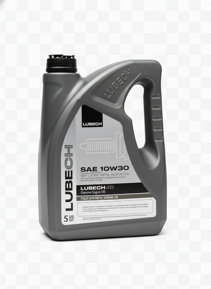LUBECH Full Synthetic Motor Oil 10W-30, 5 Quart