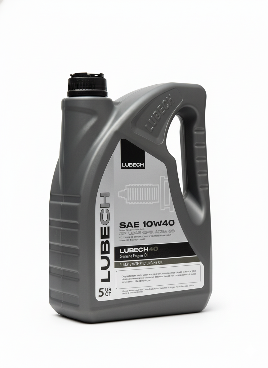 LUBECH Full Synthetic Motor Oil 10W-40, 5 Quart