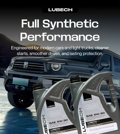 LUBECH 5W-30 FULL SYNTHETIC, 5 Quart