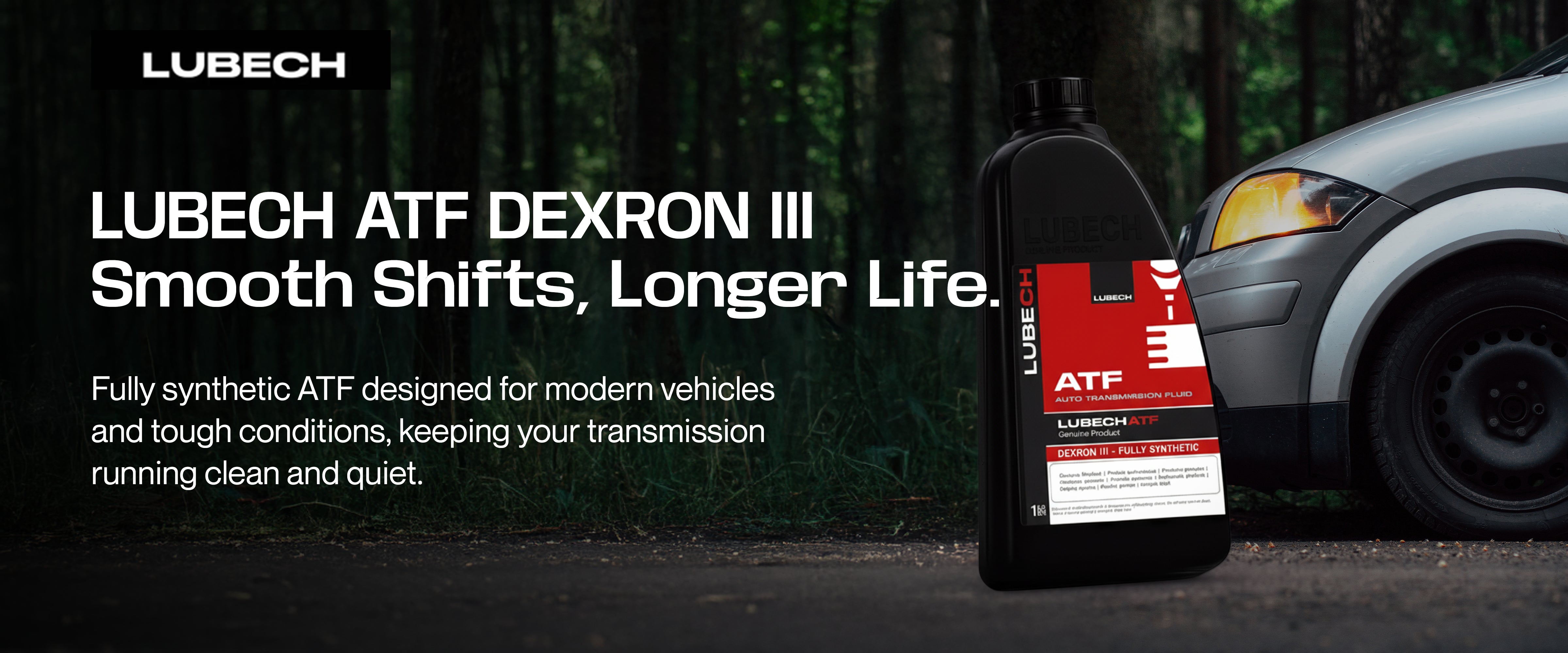 LUBECH ATF DEXRON III Desktop Banner