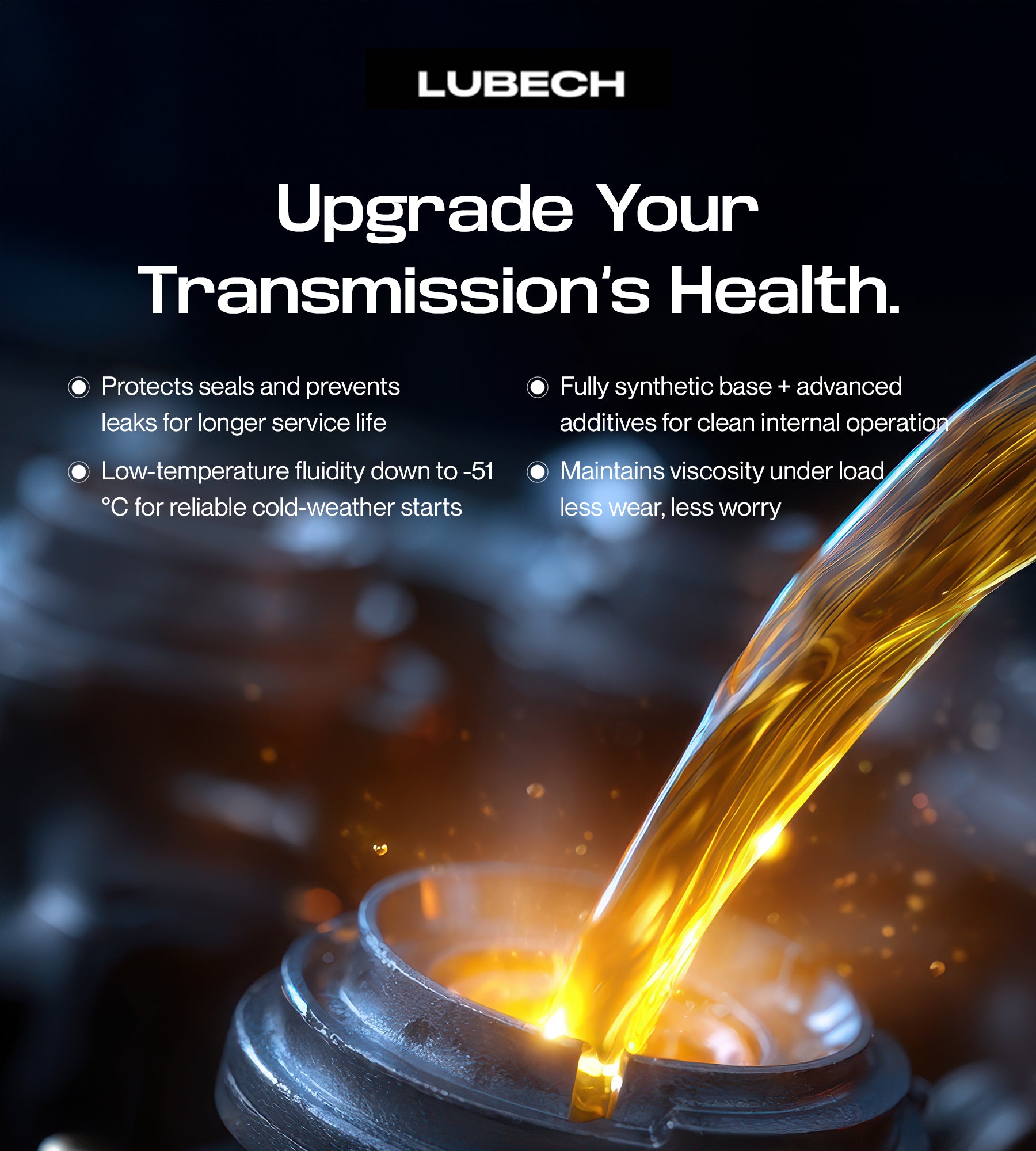 LUBECH ATF DEXRON III Mobile Banner