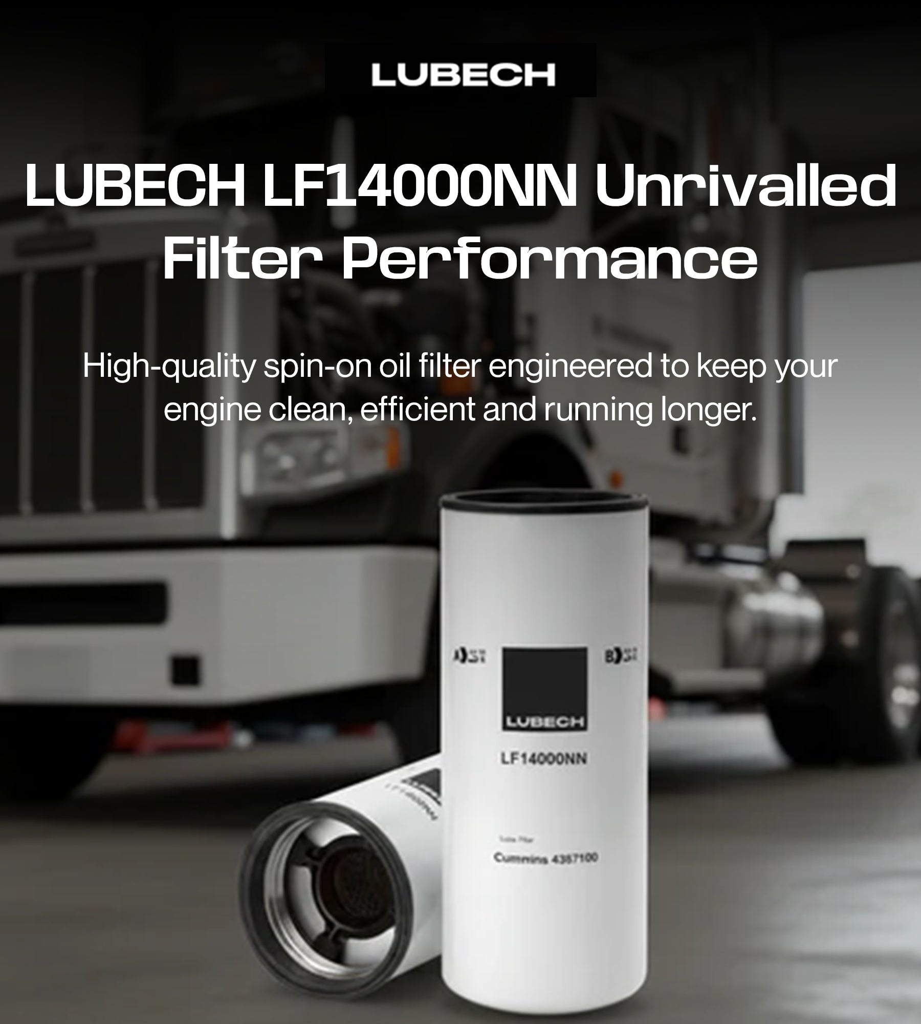 LUBECH LF14000NN SPIN-ON Oil Filter Mobile Banner