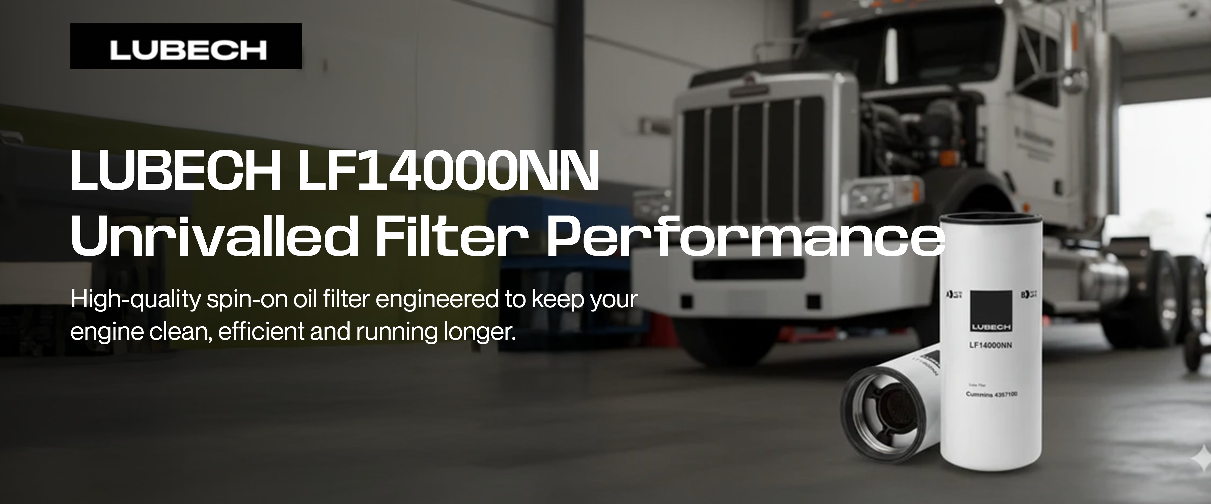 LUBECH LF14000NN SPIN-ON Oil Filter Desktop Banner