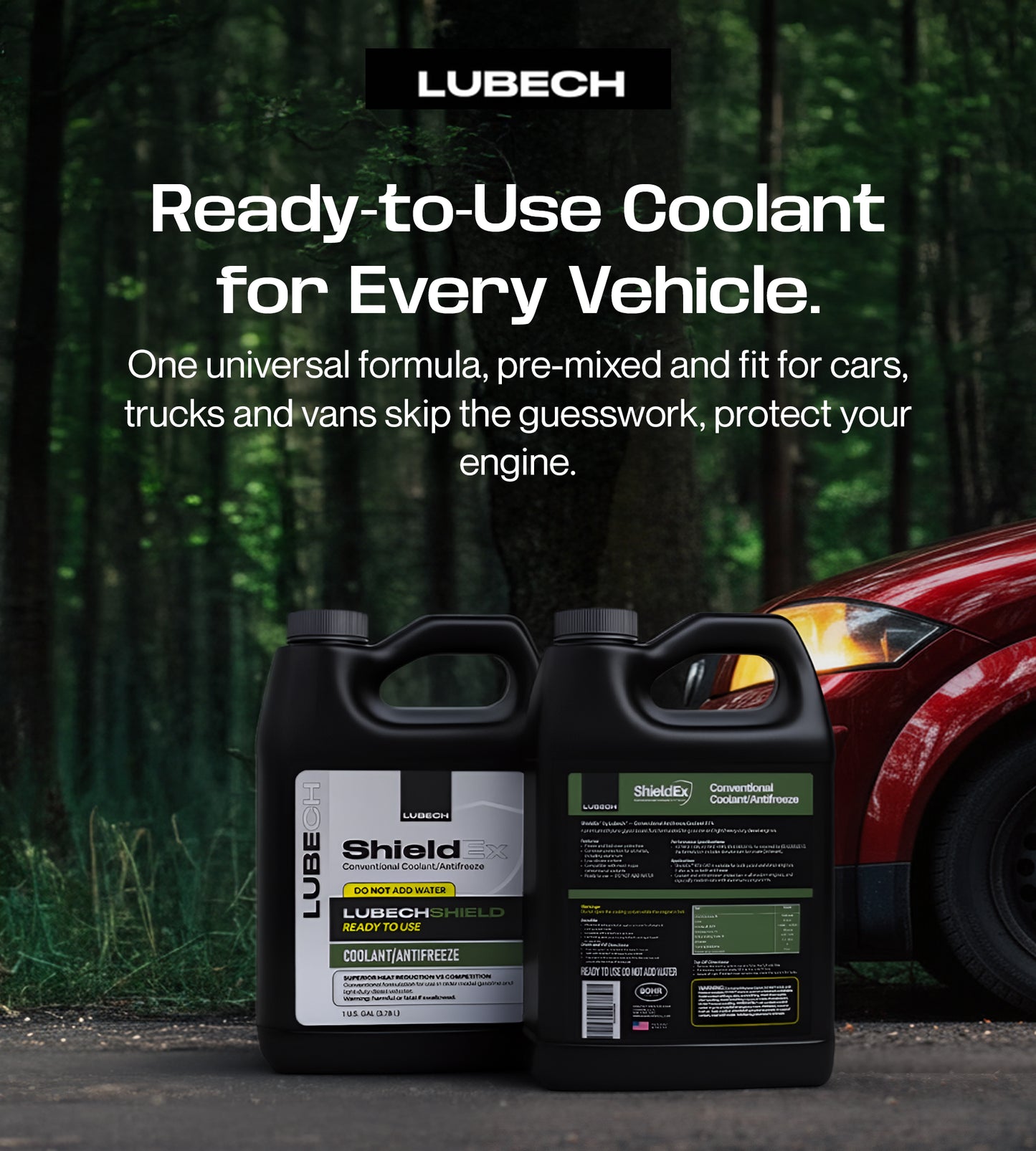LUBECH SHIELDEX 50/50 PREDILUTED ANTIFREEZE