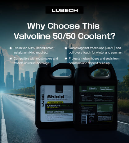 LUBECH SHIELDEX 50/50 PREDILUTED ANTIFREEZE