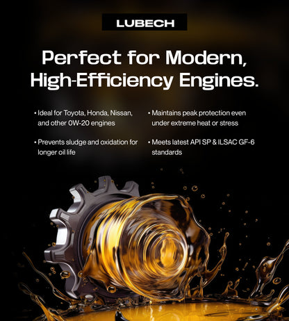 LUBECH 0W-20 FULL SYNTHETIC